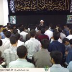 درس اخلاق آیت الله ناصری در مدرسه