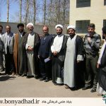 دیدار حجه الاسلام و المسلمین حاج شیخ جعفر ناصری و دوستان از مراحل آماده سازی ساختمان مدرسه قبل از راه اندازی مدرسه در سال ۱۳۸۲