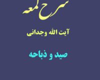 شرح لمعه آیت الله وجدانی با موضوع صید و ذباحة