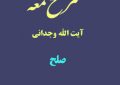 شرح لمعه آیت الله وجدانی با موضوع صلح