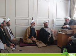 دیدار مسئولان بنیاد علمی فرهنگی هاد با حضرت آیت الله ناصری