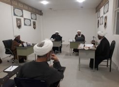 برگزاری جلسه دفاع پایان نامه سطح سه جناب آقای حسین عمرانی